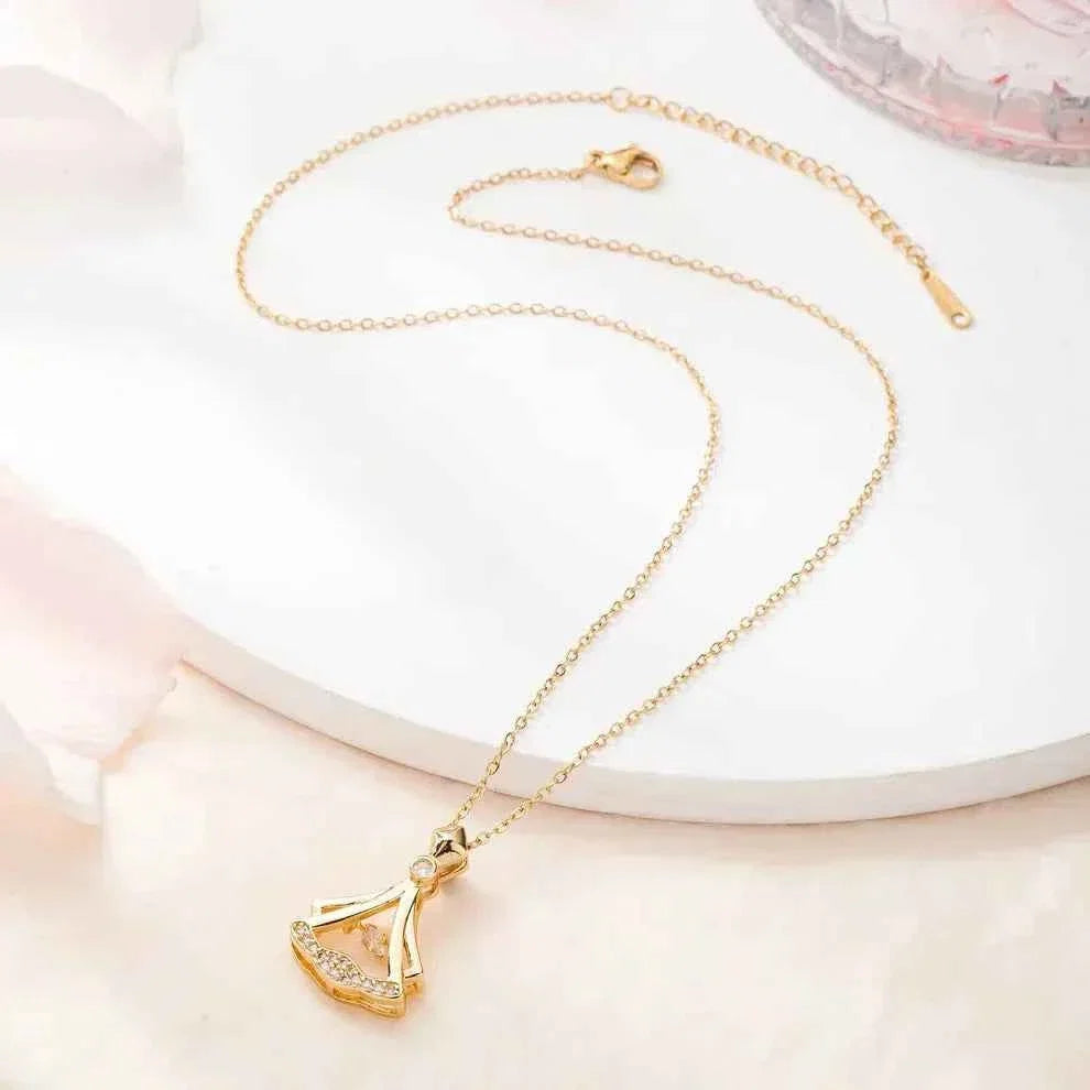 Rhinestone Pendant Necklace